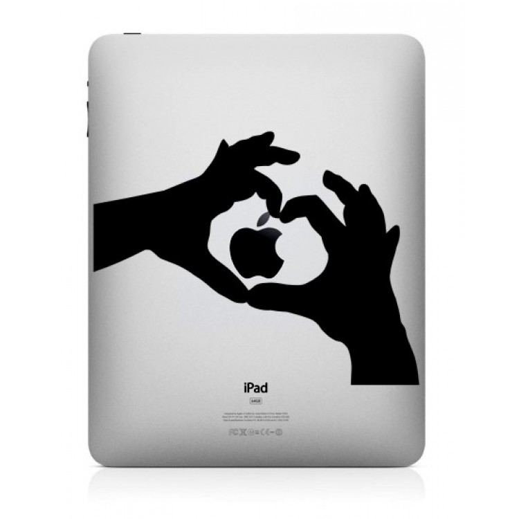 Liebe Apple (3) iPad Aufkleber iPad Aufkleber